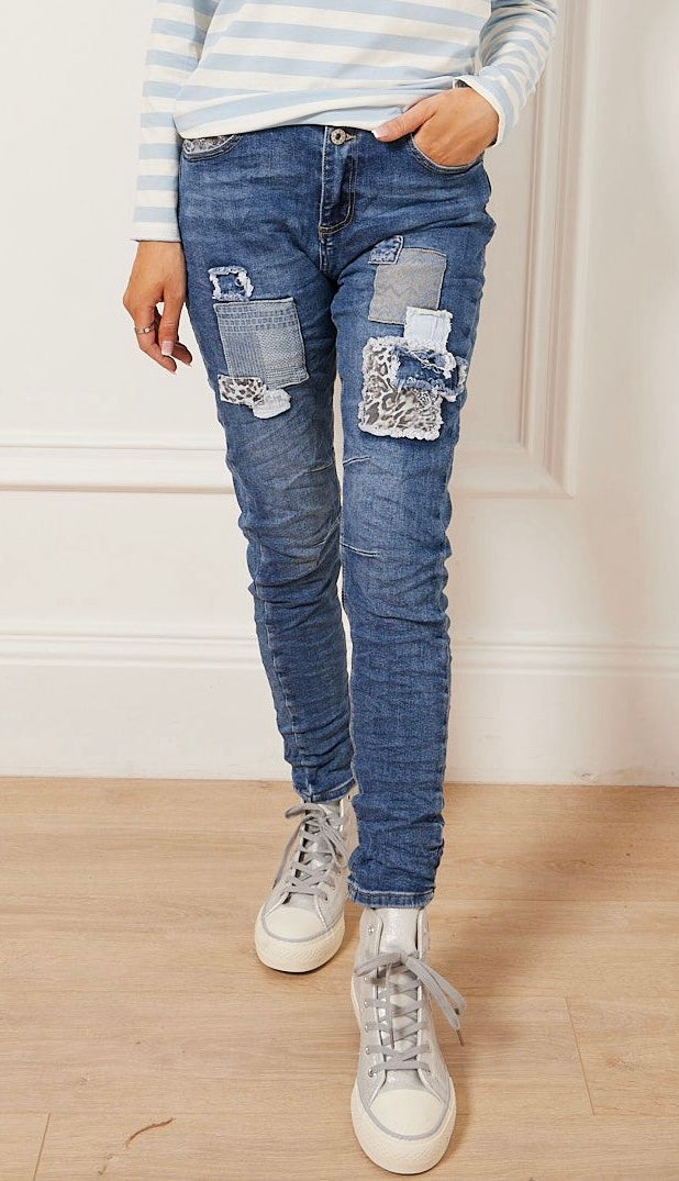 Jean patchwork fun