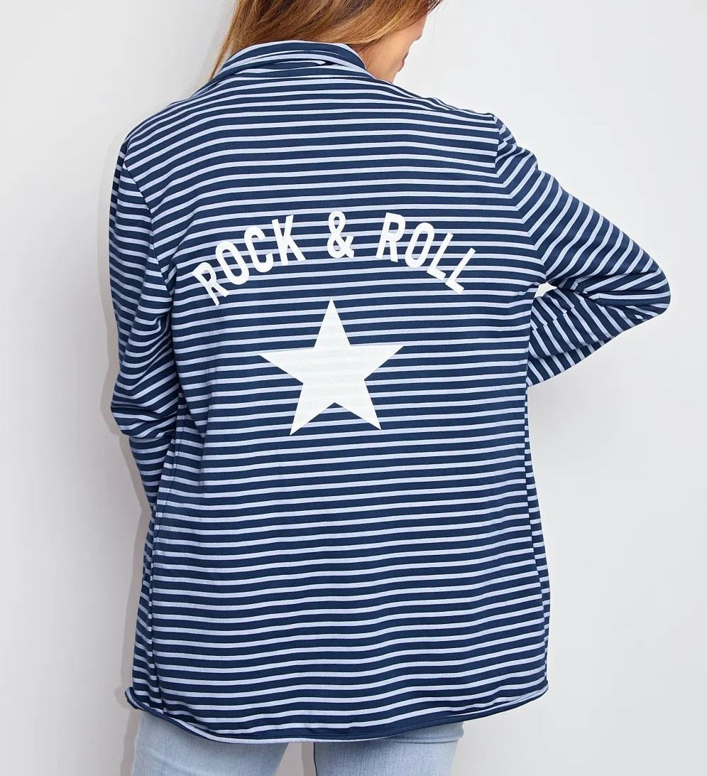 Veste rayée Rock