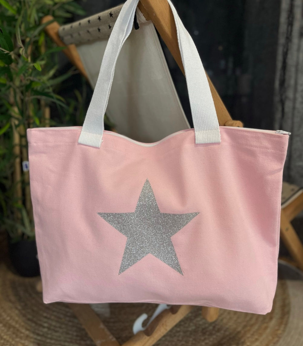 Sac rose étoile