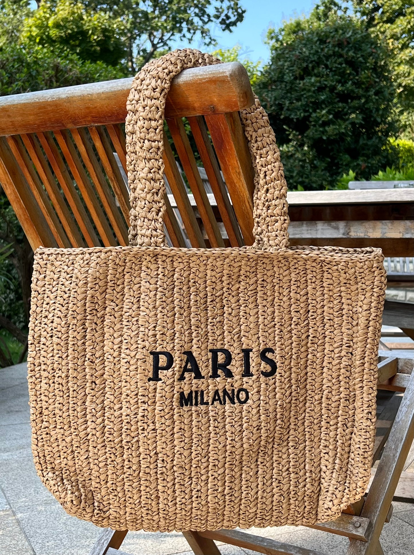 Sac paille Paris Milano