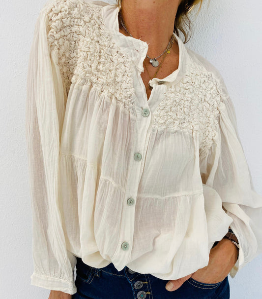 Blouse voile de coton Clara